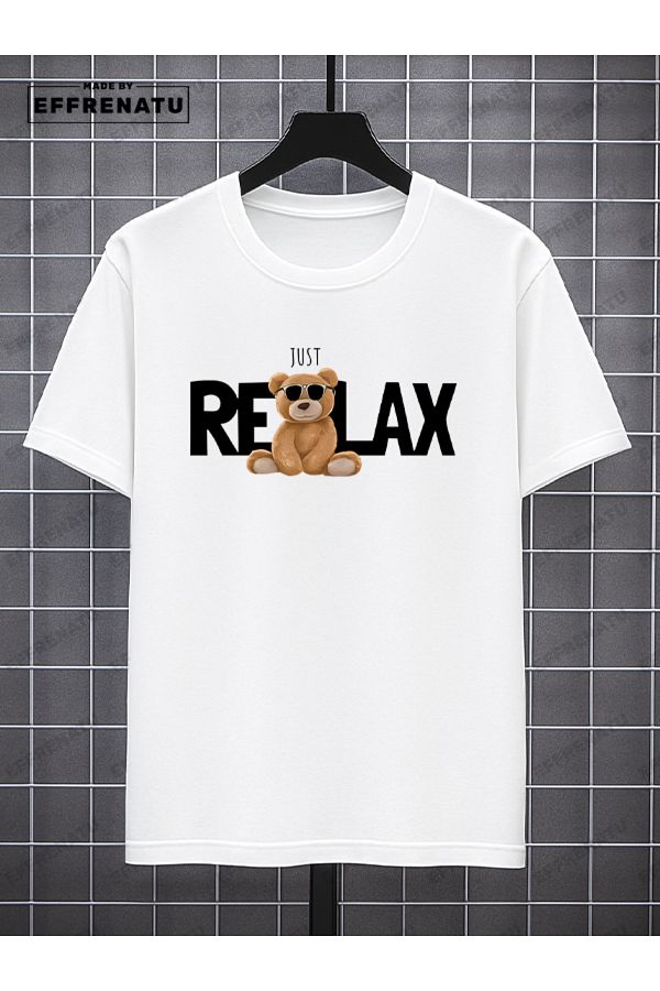 JUST RELEX TEDDY TEE | 100% COTTON