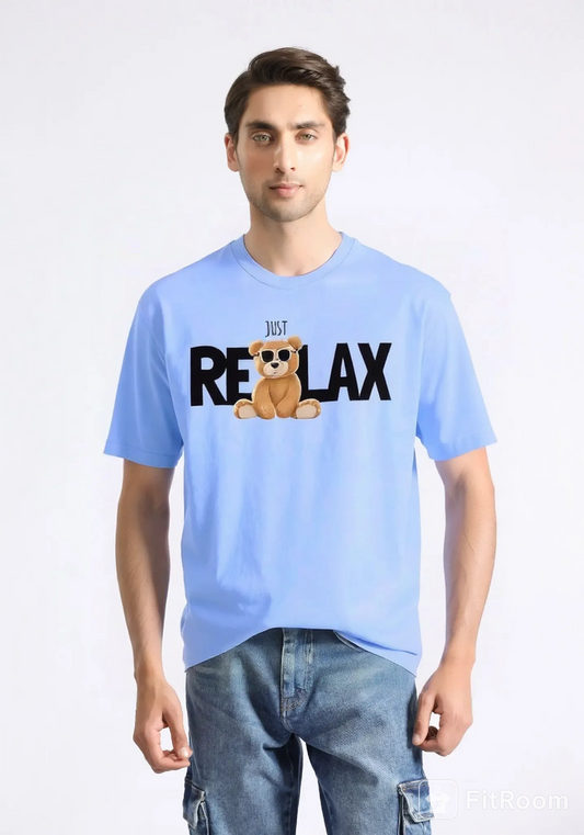 JUST RELEX TEDDY TEE | 100% COTTON