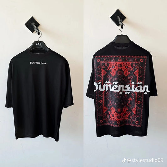 Dimension Graphic Oversized Tee
